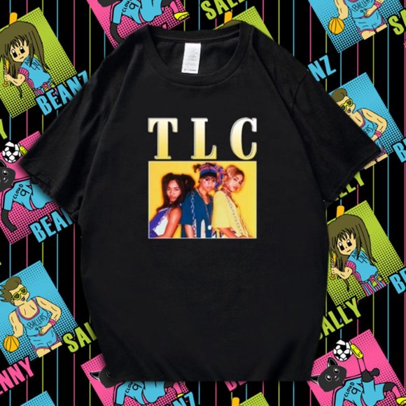 BRAND NEW TLC Rap Style Hip Hop T-Shirt